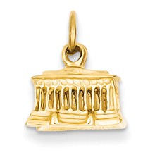 14k Gold Lincoln Memorial Charm hide-image