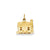 3-D House Charm in 14k Gold