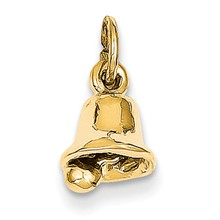 14k Gold Wedding Bell Charm hide-image