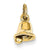 14k Gold Wedding Bell Charm hide-image