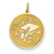 14k Gold Graduation Day Disc Charm hide-image
