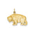 Bear Charm in 14k Gold