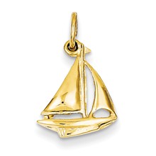 14k Gold Sailboat Charm hide-image