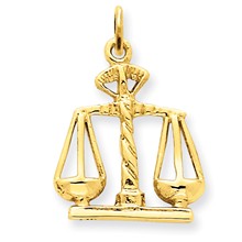 14k Gold Scales Of Justice Charm hide-image