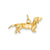 Dachshund Dog Charm in 14k Gold
