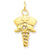 14k Gold Nurse Symbol Charm hide-image