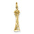 14k Gold Seattle Tower Charm hide-image