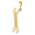 14k Gold Wrench Charm hide-image