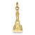 14k Gold Chicago Water Tower Charm hide-image