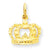 14k Gold Crown Charm hide-image