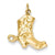 14k Gold Boot Charm hide-image