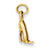 14k Gold French Slipper Charm hide-image