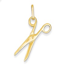 14k Gold Scissors Charm hide-image