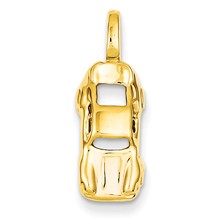 14k Gold Sports Car Charm hide-image