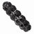 Black-plated Black Epoxy Stones Stretch Bracelet