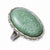 TRU Pewter Green Adventuring with Swarovski Crystals, Size 7.5, Jewelry Ring