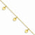 14K Yellow Gold Childs Puffed Heart Charm