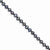 14K Yellow Gold 4-4.5Mm Black Freshwater Onion Cultured Pearl Bracelet