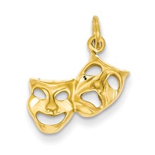 14k Gold Comedy/Tragedy Charm hide-image