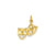 Comedy/Tragedy Charm in 14k Gold