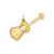 Guitar Charm in 14k Gold