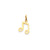 Musical Note Charm in 14k Gold