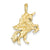 14k Gold Unicorn Charm hide-image