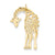 14k Gold Giraffe Charm hide-image