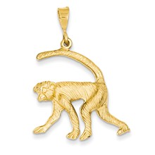14k Gold Monkey Charm hide-image