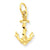 14k Gold Anchor Charm hide-image