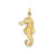 Seahorse Charm in 14k Gold