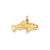 Fish Charm in 14k Gold