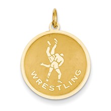 14k Gold Wrestling Charm hide-image