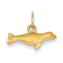14k Gold Seal Charm hide-image