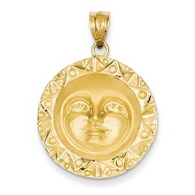 14k Gold Sun Charm hide-image