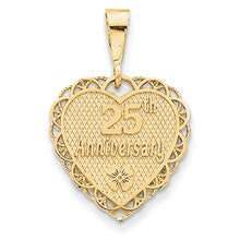 14k Gold 25th Anniversary Charm hide-image