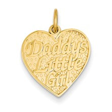 14k Gold Daddy's Little Girl Charm hide-image
