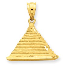 14k Gold Pyramid Charm hide-image