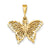 14k Gold Butterfly Charm hide-image