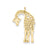 Giraffe Charm in 14k Gold
