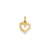 Polished I Love You Heart Charm in 14k Gold