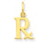 14k Gold Prescription Symbol RX Charm hide-image