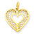14k Gold Heart Charm hide-image