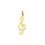 Polished Treble Clef Charm in 14k Gold