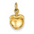 14k Gold Apple Charm hide-image