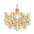 14k Gold Mom Charm hide-image