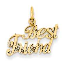 14k Gold Best Friend Charm hide-image