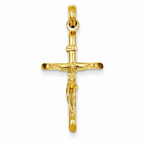 14k Gold INRI Crucifix pendant, Lovely Pendants for Necklace