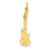 14k Gold Guitar Charm hide-image