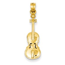 14k Gold Violin Charm hide-image